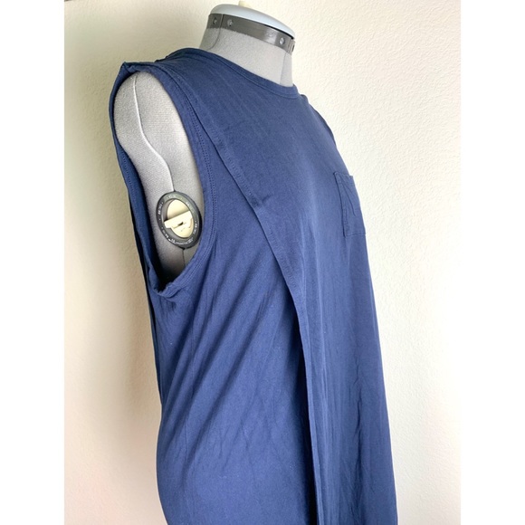 T by ALEXANDER WANG Overlap Layered Sleeveless Dress - Picture 5 of 7